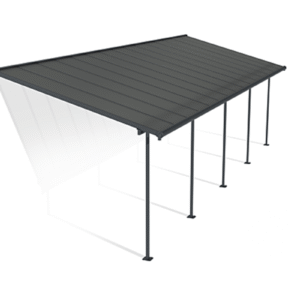 Pergola gris anthracite capri palram 27.7m²