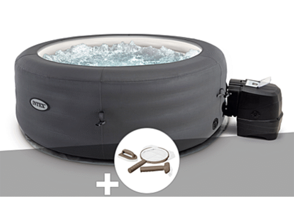 Kit spa gonflable Intex PureSpa Access rond Bulles 4 places