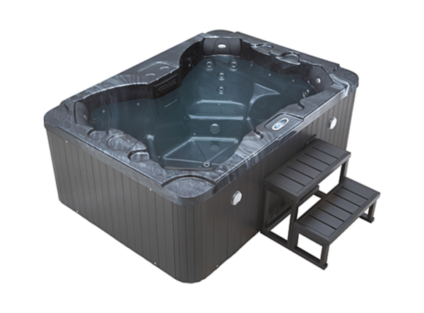 Spa LED Haïti Enceintes bluetooth intégrées Gris 4 places