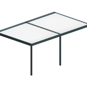 Pergola Bioclimatique Cocoon Mixte gris anthracite