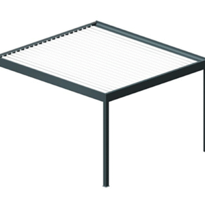 Pergola perpendiculaire antihoraire mixte Cocoon Xl