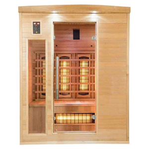 Sauna infrarouge cabine 3 places APOLLON QUARTZ