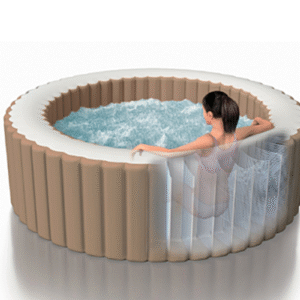 piscine hors sol Piscine gonflable Rond Marron