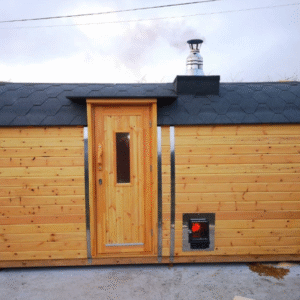 Sauna sec JVMOEBEL 6 places 9 kW en bois massif