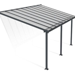 Pergola gris anthracite olympia palram16.1m²