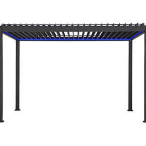Pergola bioclimatique ALUMINIUM électrique11,83 m