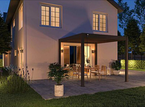 Pergola Ombréa autoportante 3x3M Anthracite