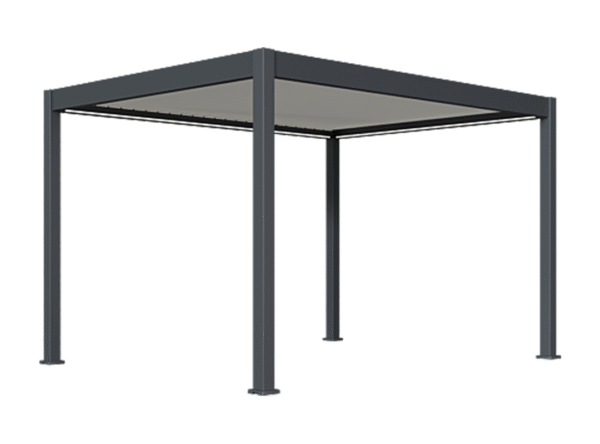 Pergola Ombréa autoportante Anthraciteblanc 3x4M