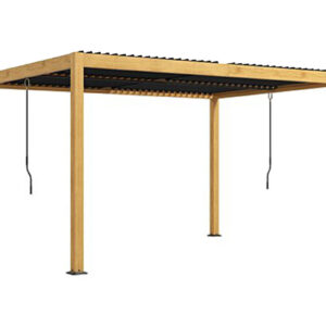 Pergola bioclimatique style contemporain 3x4 m