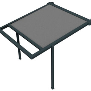 pergola motorisé MELODIE gris 4 x 3 m