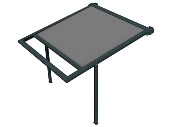pergola motorisé MELODIE gris 4 x 3 m